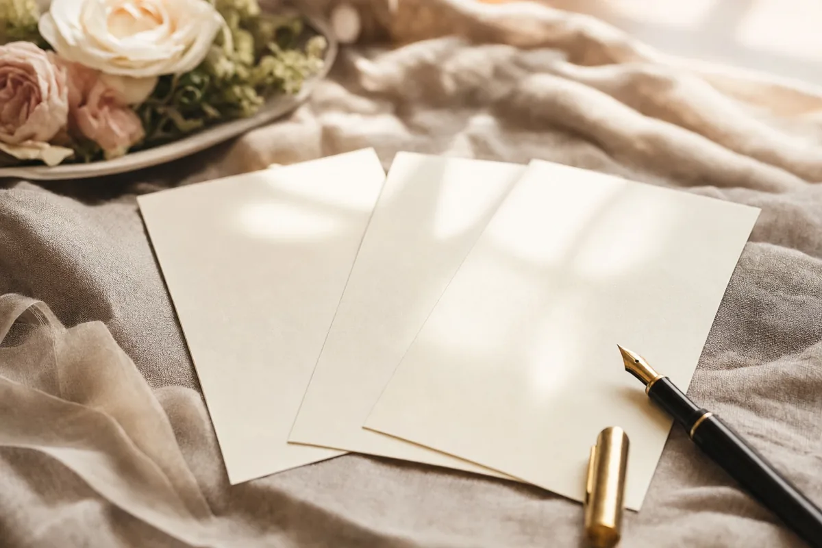 2. Where a printed line belongs — Which line should go on your wedding stationery?